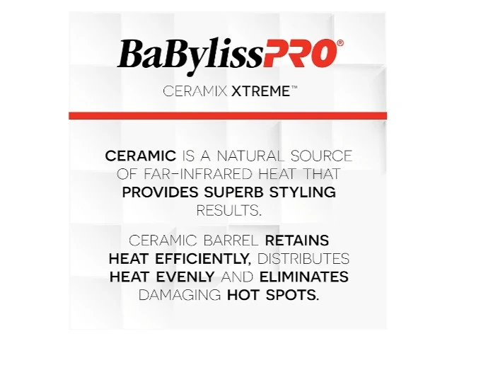 BaBylissPRO Ceramix Xtreme 1¼” Curling Iron Brand New - photo 3