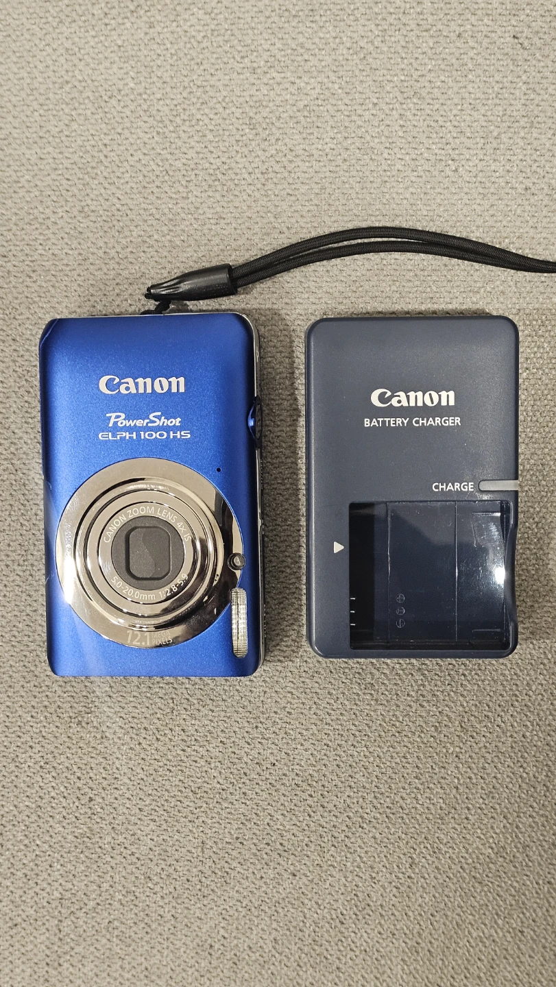 Canon PowerShot ELPH 100 HS Blue Camera