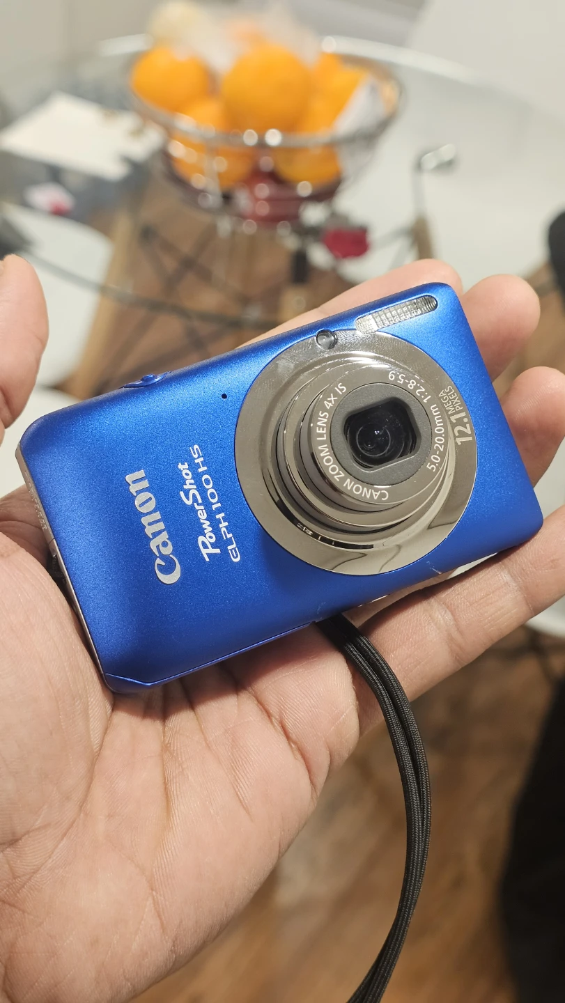 Canon PowerShot ELPH 100 HS Blue Camera - photo 3