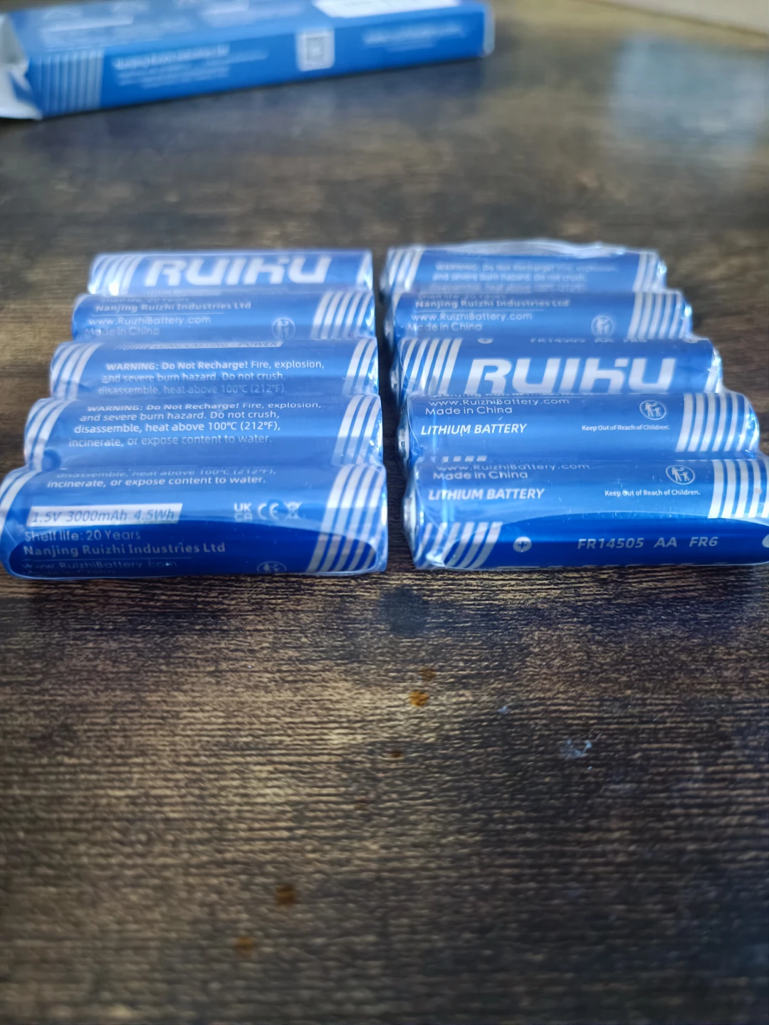 RUIKU AA Lithium Batteries - 10 Pcs - photo 3