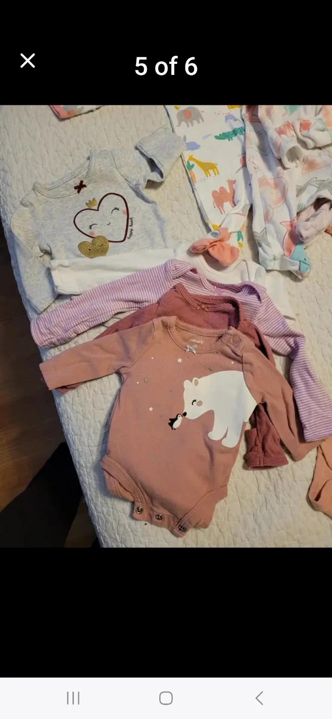 Baby Onesies Bundle - Carters & More - photo 5