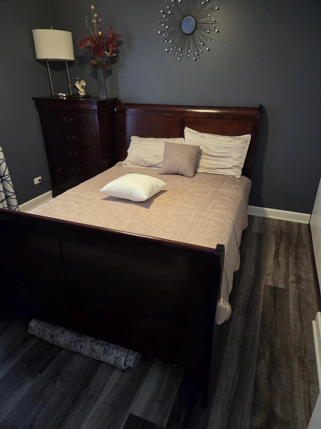 Bedroom Set: Dresser, Bed Frame, Nightstand