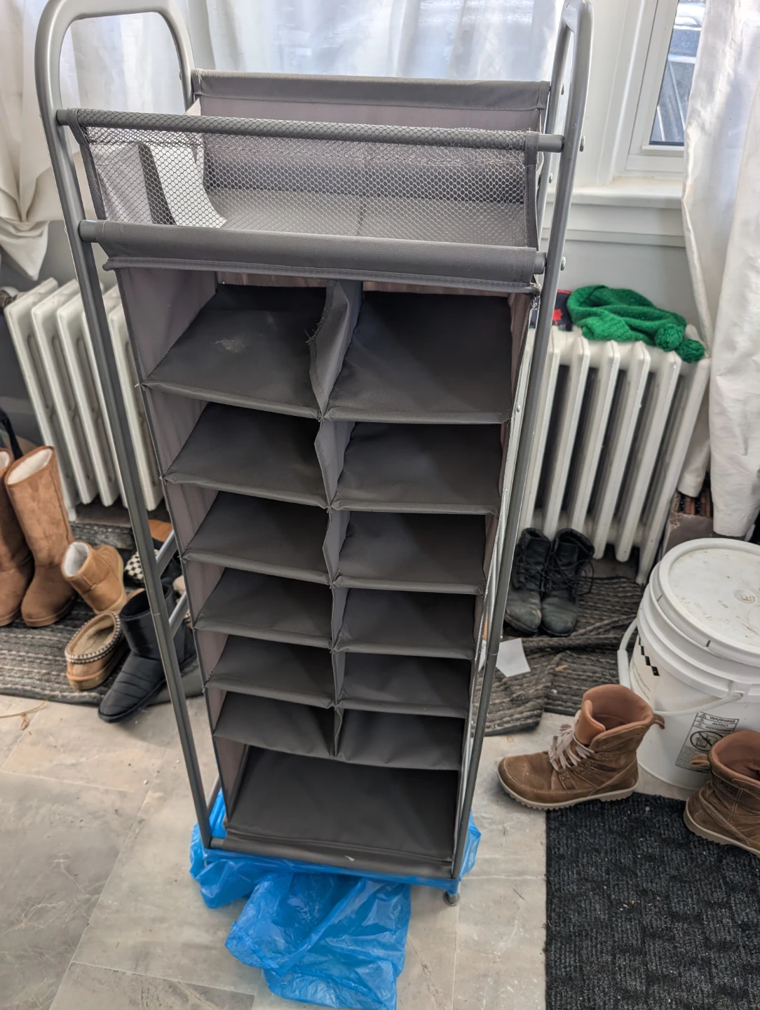 Grey Shoe Organizer free!