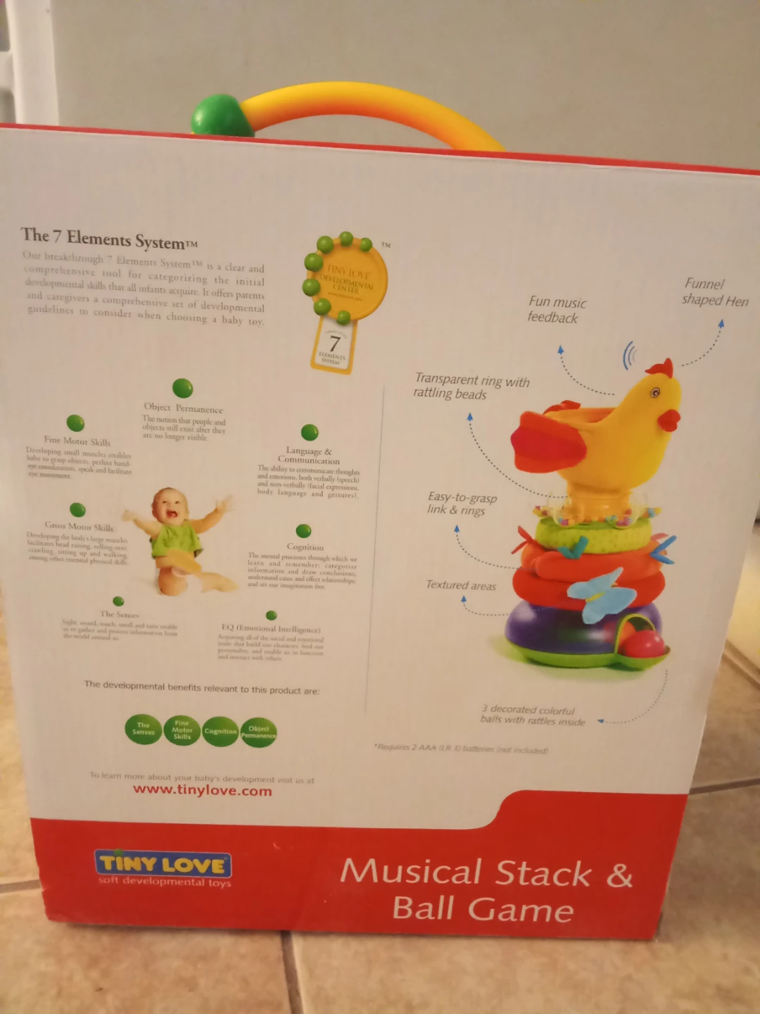 NEW Tiny Love Musical Stack & Ball Game - photo 2