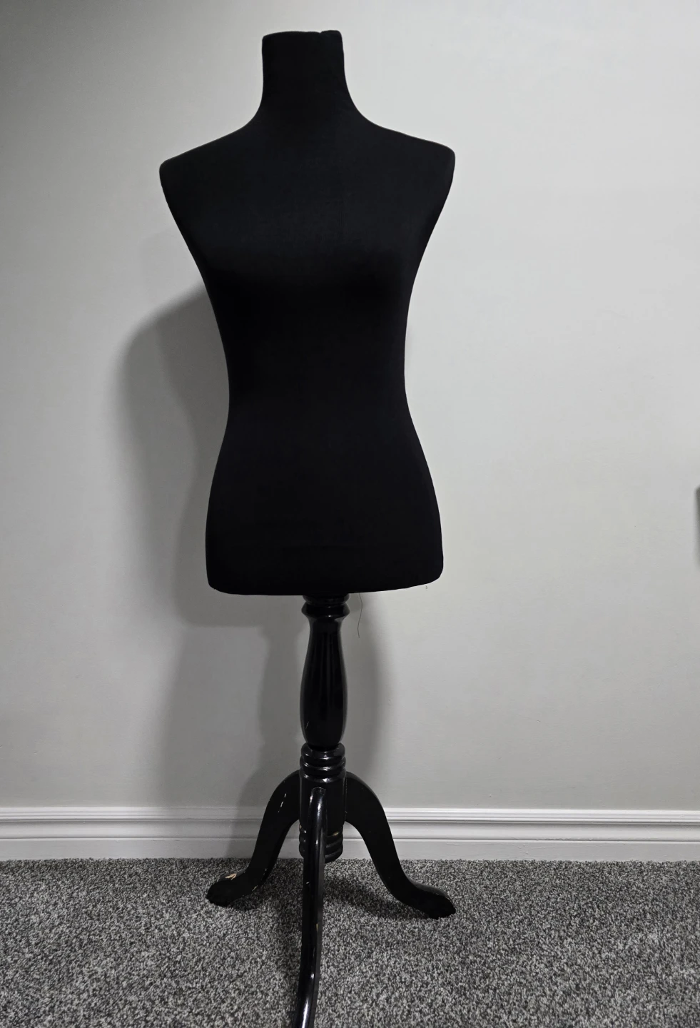Black Dress Form Mannequin