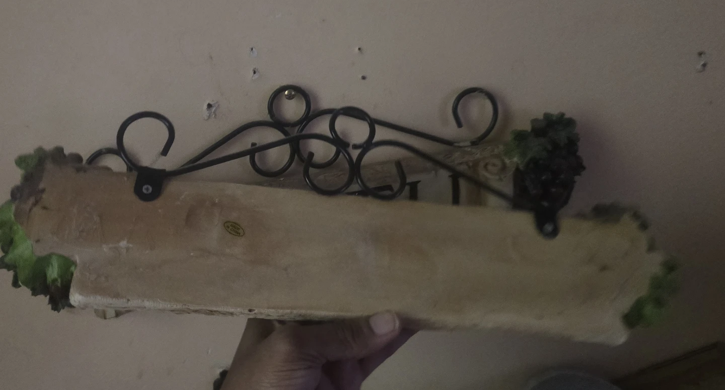 Decorative "FAITH" Wall Plaque with Grapes - photo 2