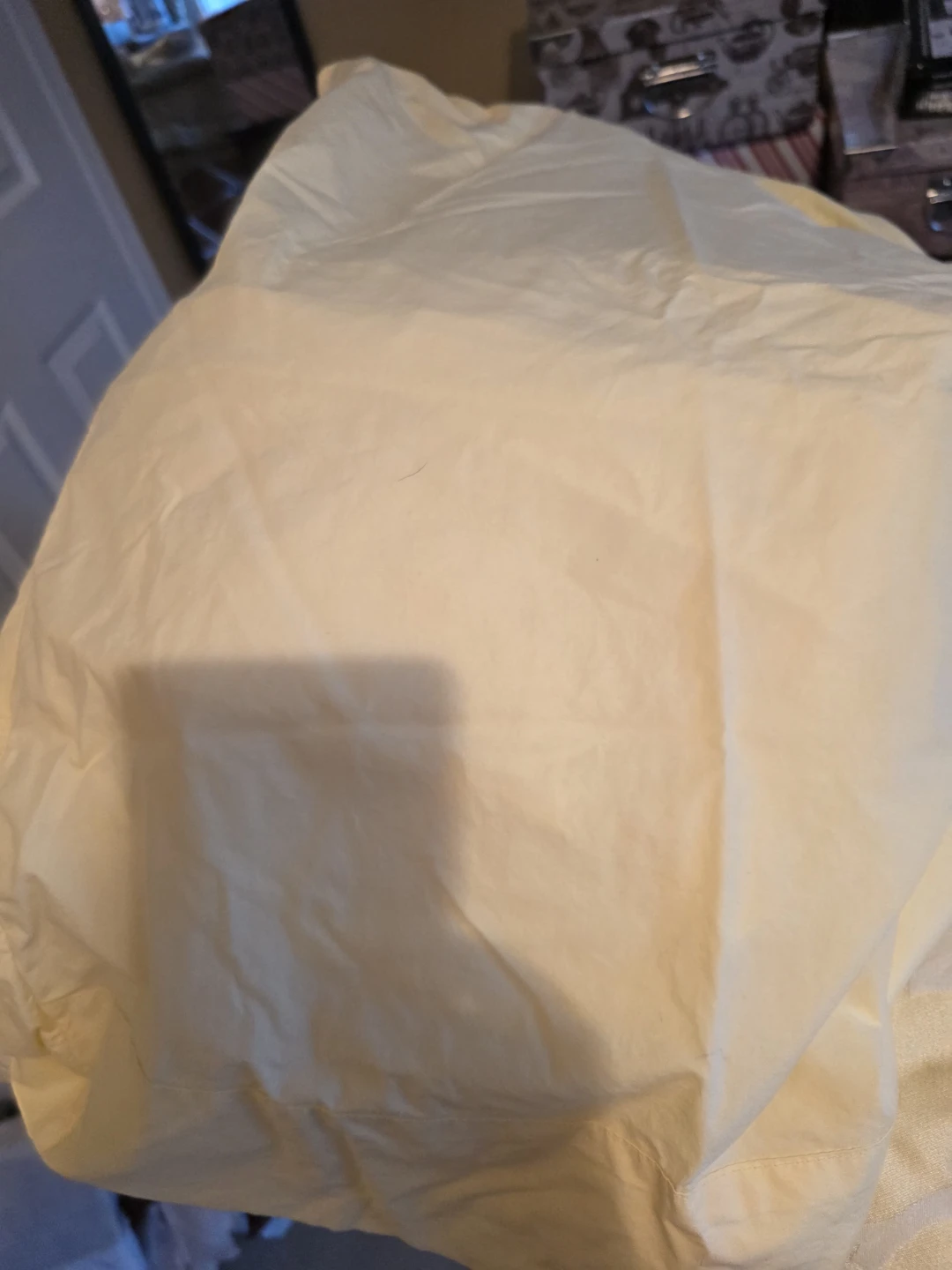 Heavy Yellow floral Queen bed set. - photo 3