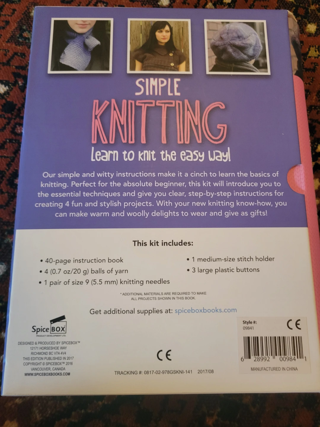 SpiceBox Simple Knitting Kit - photo 3