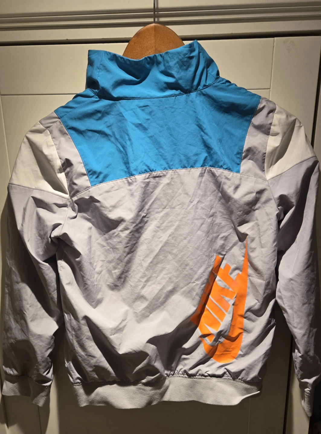 Nike Jacket - Grey & Blue - Boys Medium - photo 2