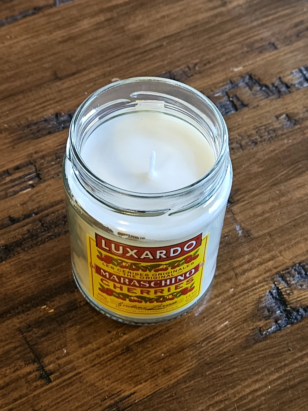 Luxardo Maraschino Cherries Jar Candle