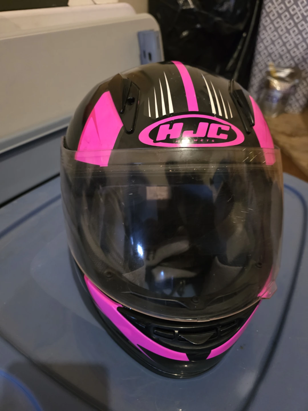 HJC CL-Y Youth Motorcycle Helmet - Black & Pink - photo 2