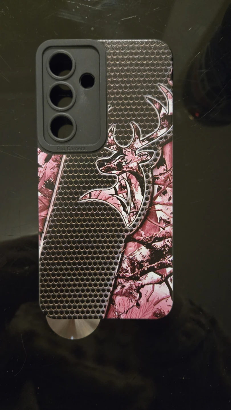 Pink Camo Samsung Phone Case