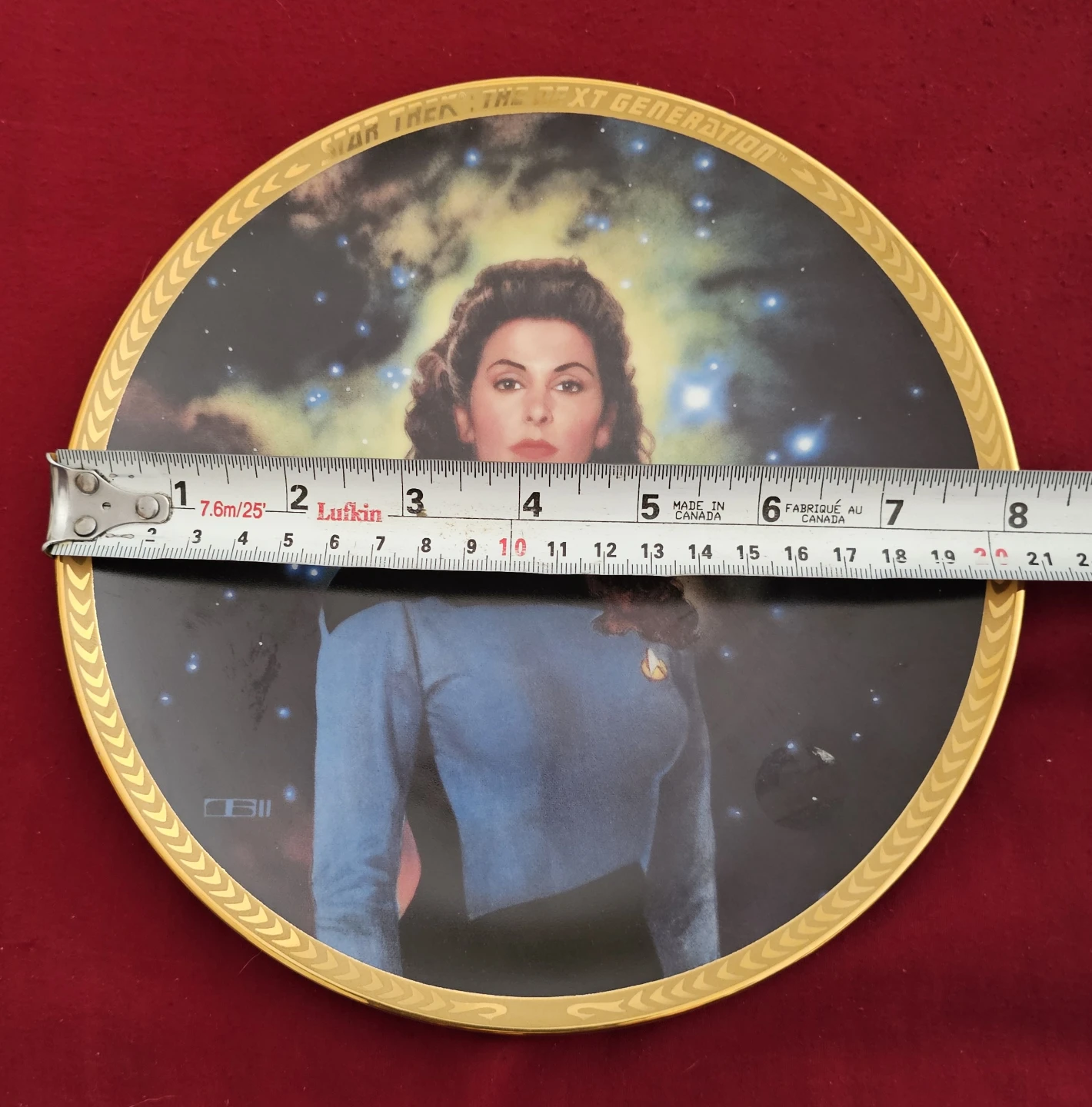 Star Trek: TNG Deanna Troi Plate - photo 4