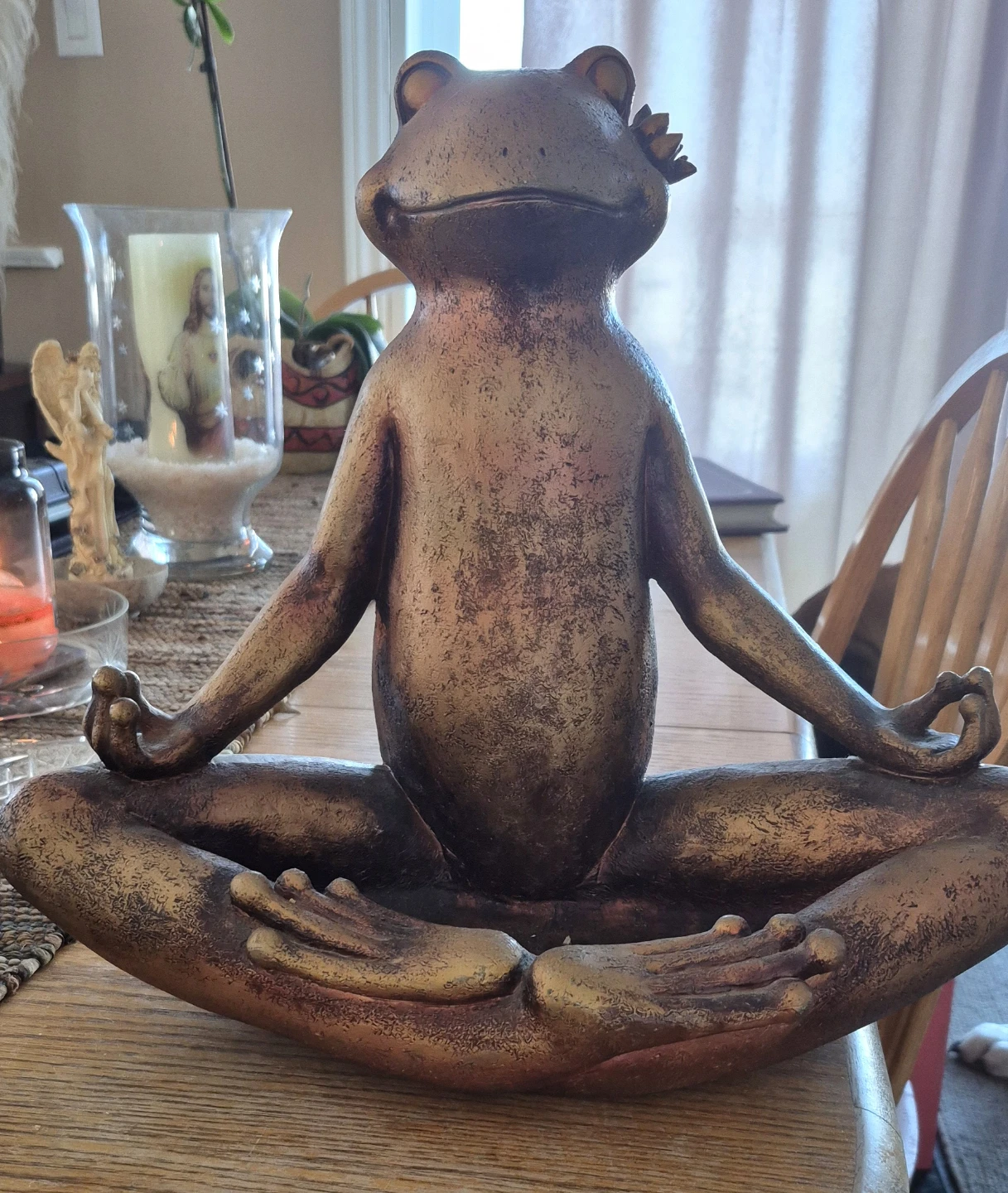Yoga Frog Statue🏆