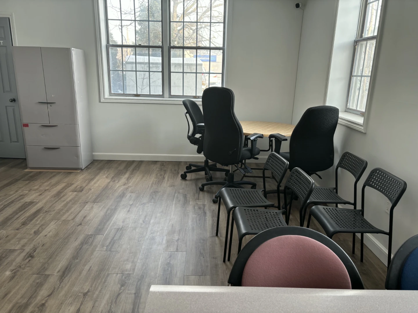 Office Chairs and Cabinet