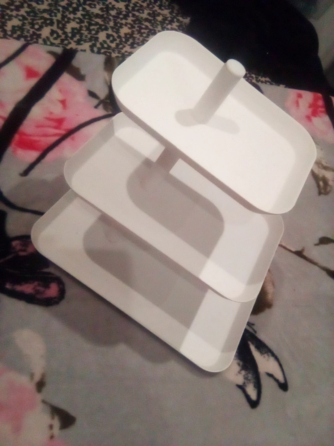 White 3-Tier Serving Tray