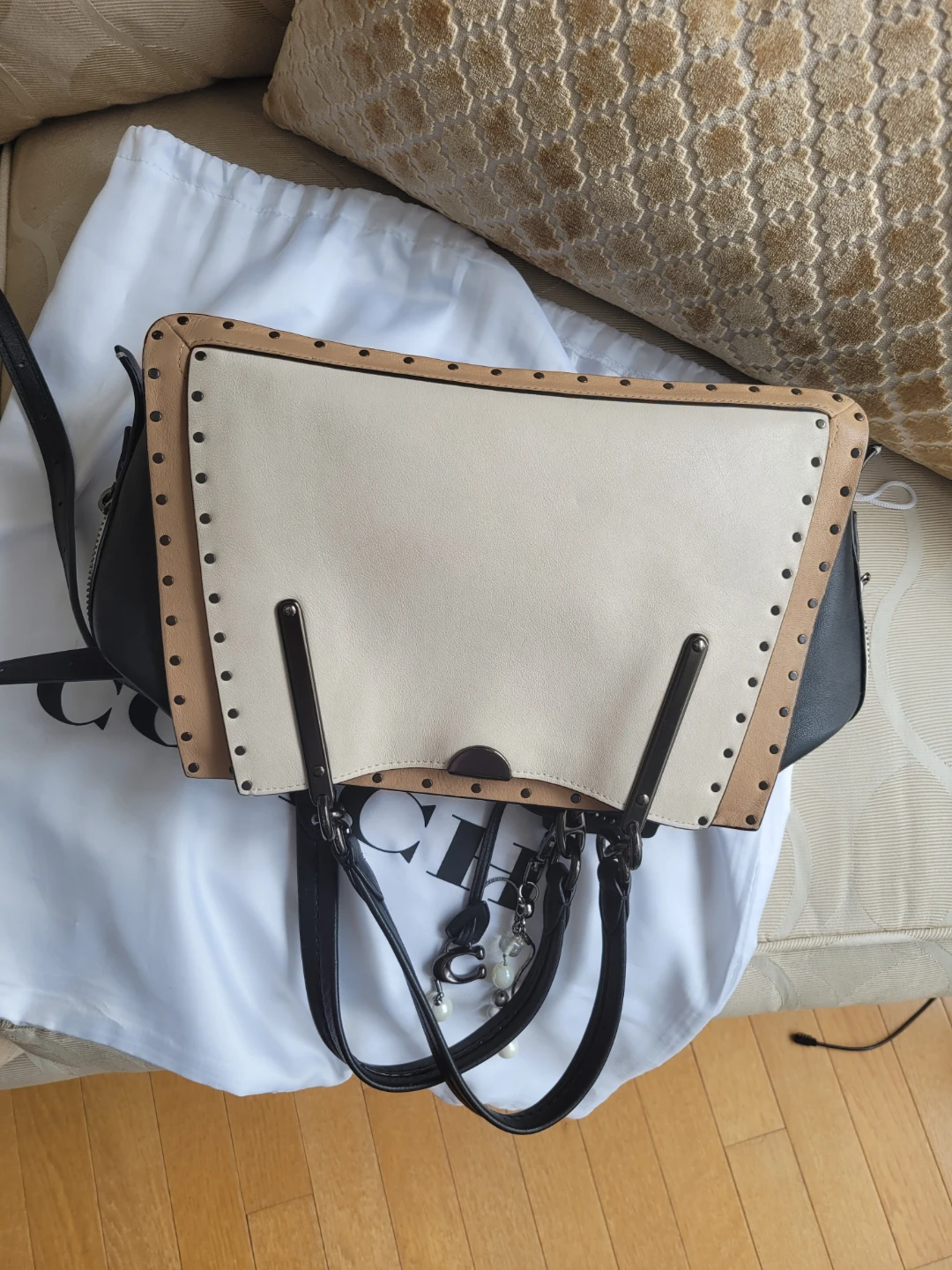 Authentic Coach Tri Colour Dreamer Handbag - photo 4