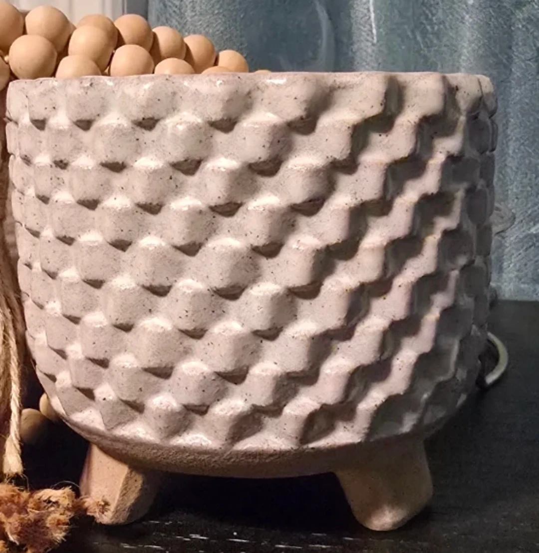 🥕 Giant size speckled ceramic Candle - photo 3