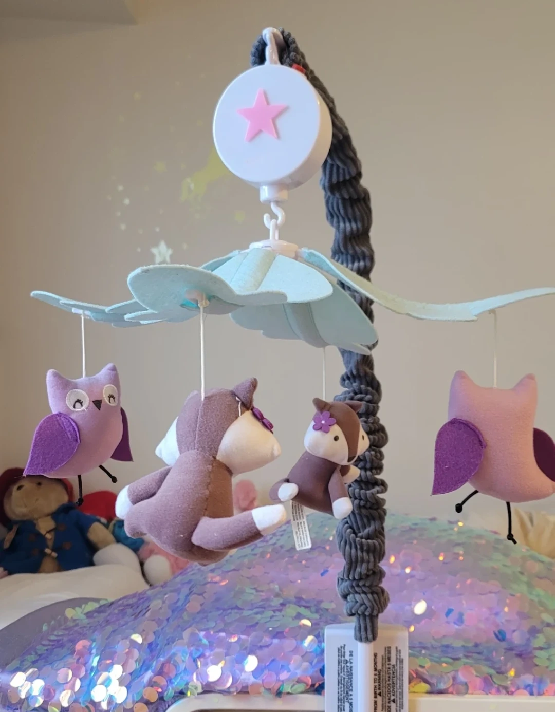 Baby Mobile with Plush Animals - photo 2