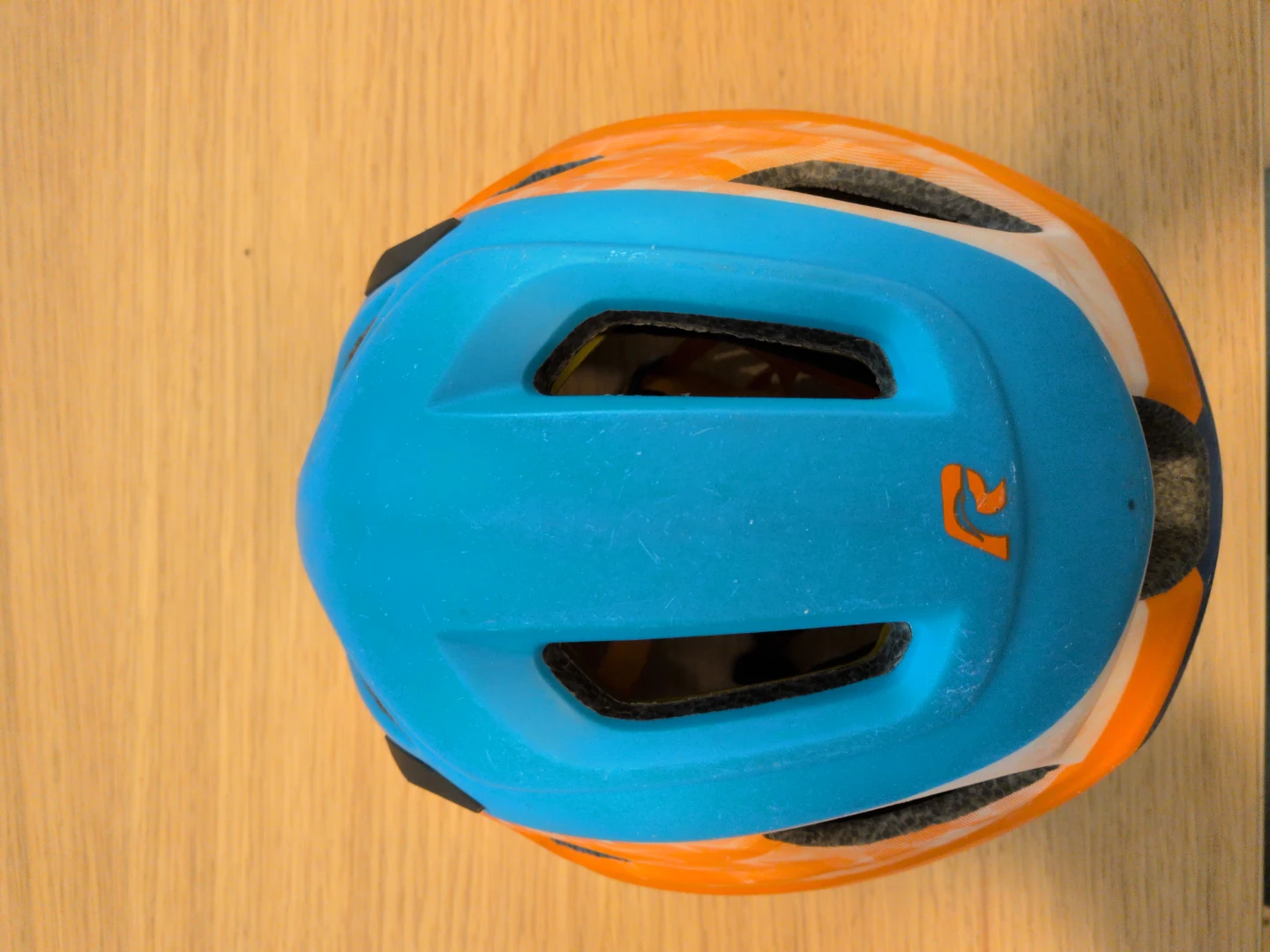 Raleigh Child Bike Helmet - Blue & Orange - photo 3