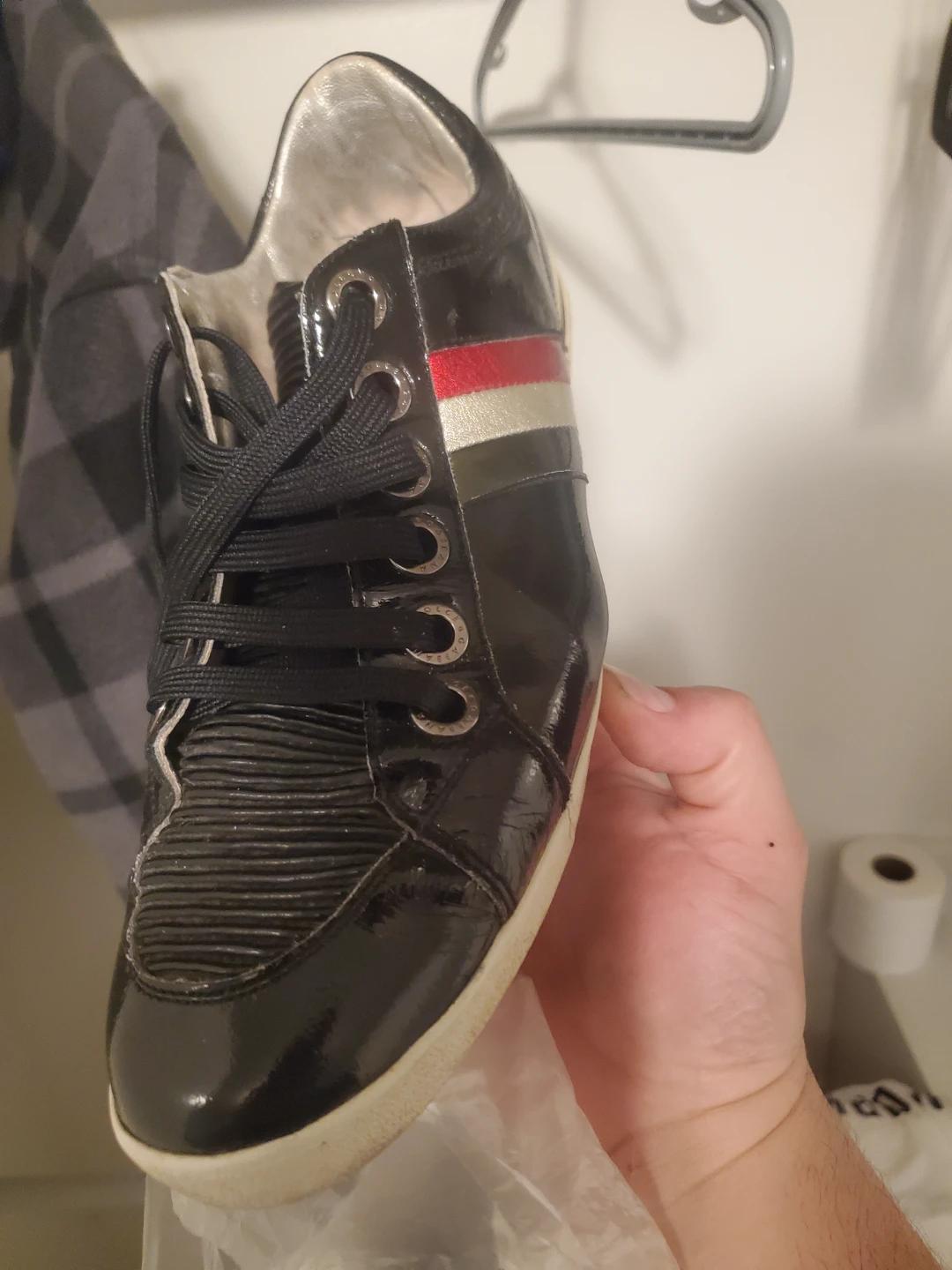 Dolce & Gabbana Black Patent Leather Sneakers - photo 4
