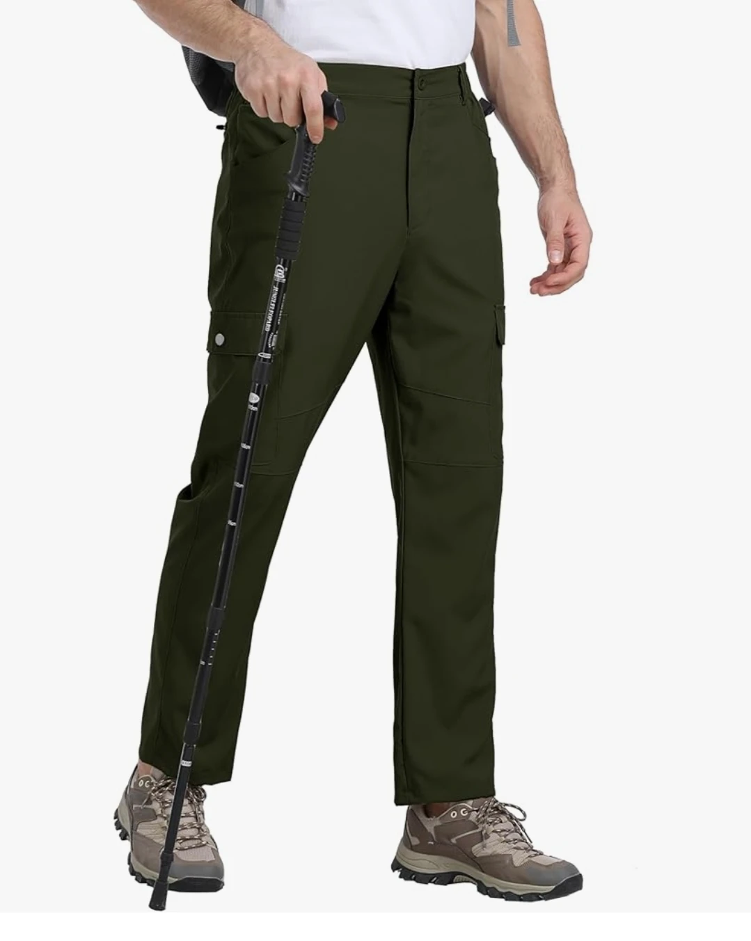 MoFiz Men’s Lightweight Hiking Pants XXL, Army Green - photo 3