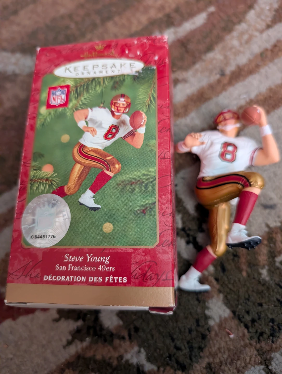 Hallmark Keepsake Steve Young San Francisco 49ers Ornament