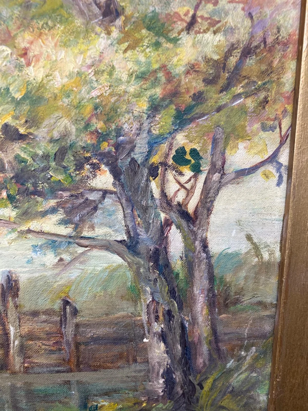 Vintage Meaker Oil Painting - photo 2