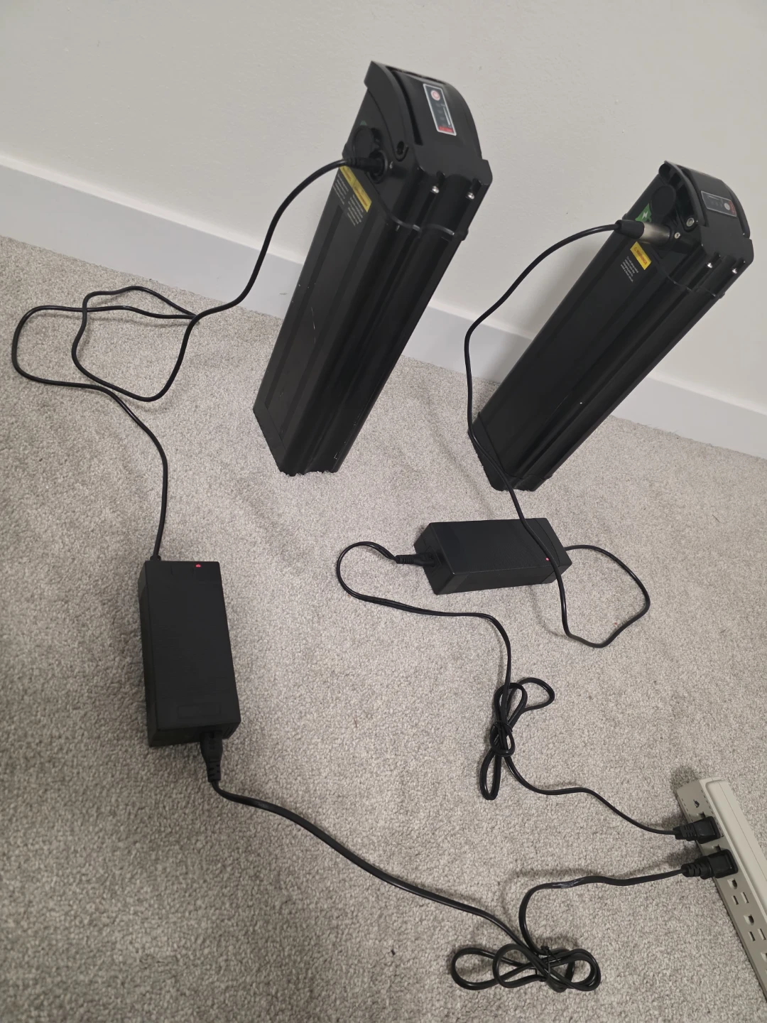 2 Electric Vehicle Lithium Batteries with Chargers