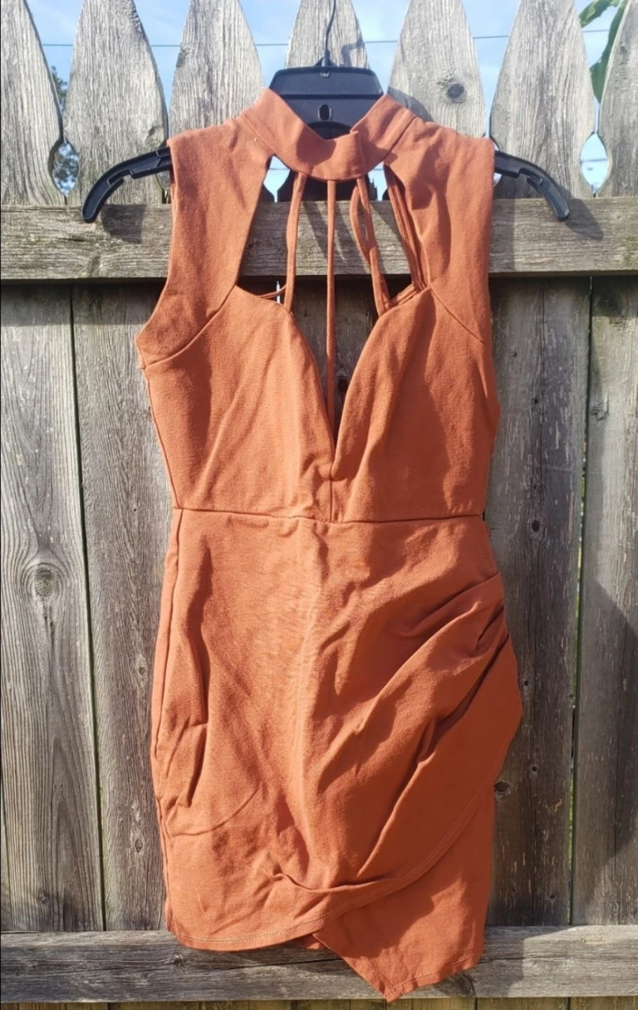 Orange Mini Dress