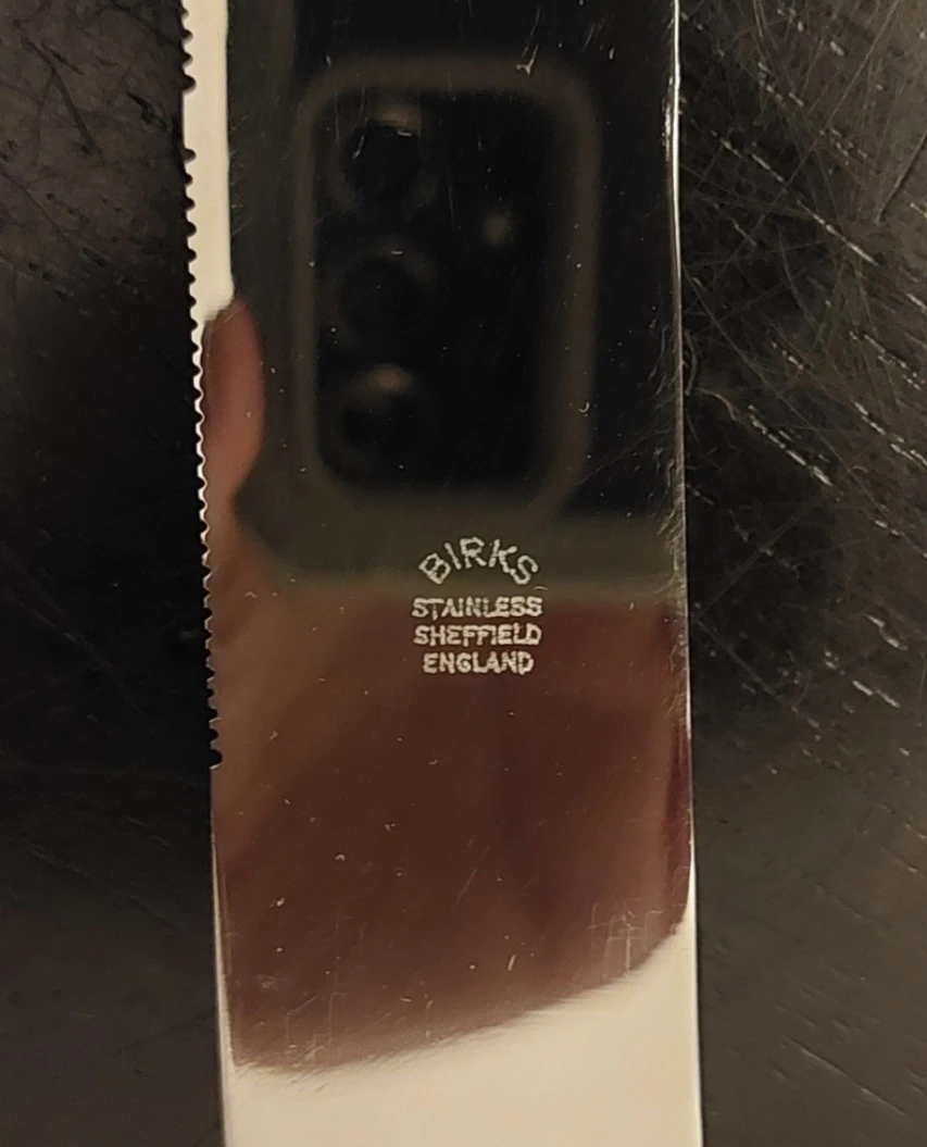 Birks Sterling Silver  Mother of Pearl Cake Knife - photo 5
