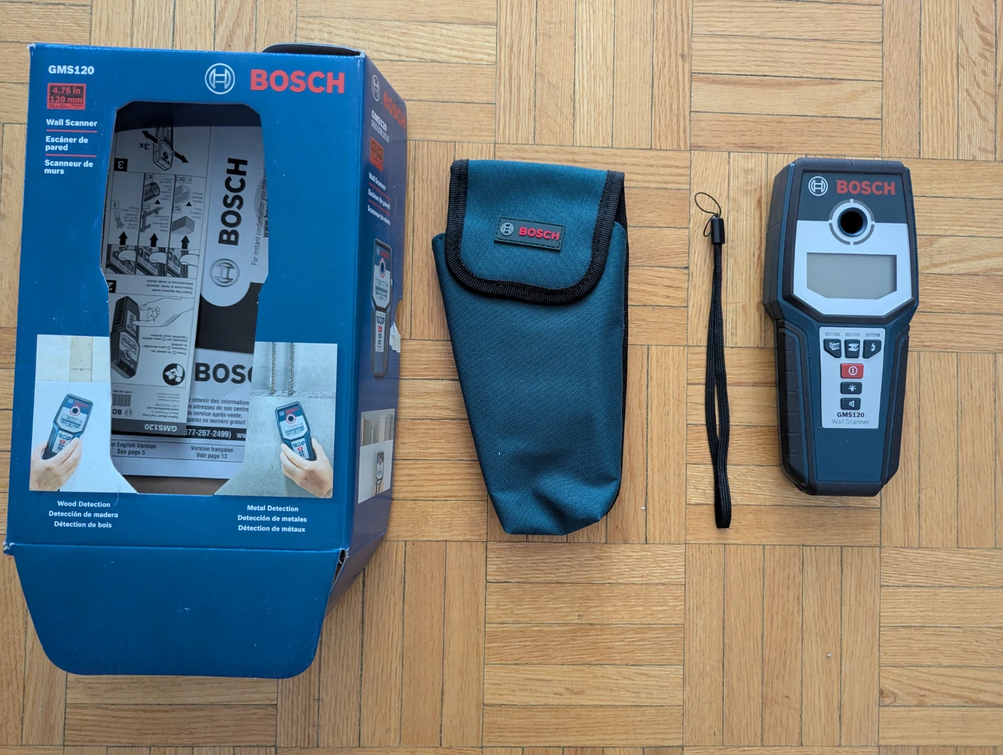 Bosch GMS120 Wall Scanner/ stud finder