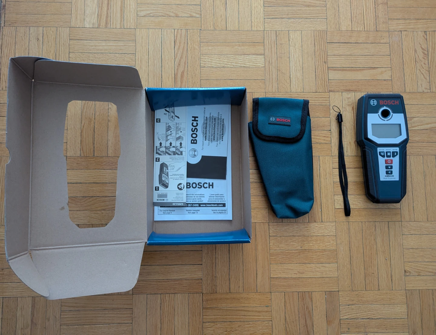 Bosch GMS120 Wall Scanner/ stud finder - photo 2