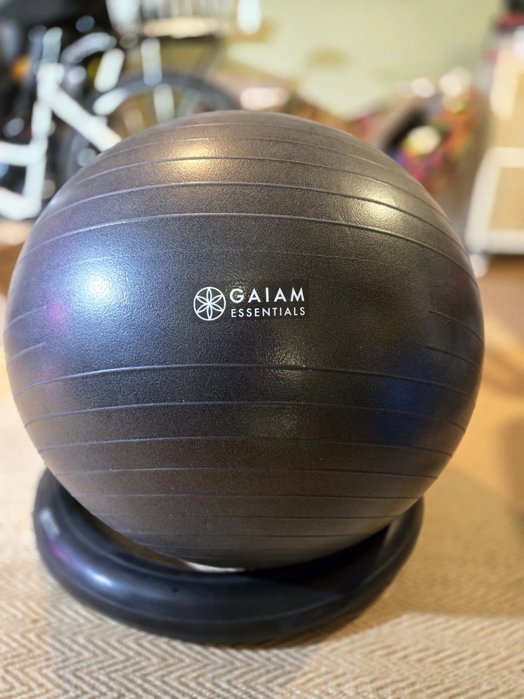 Gaiam Essentials Balance Ball & Base Kit 65cm - photo 2