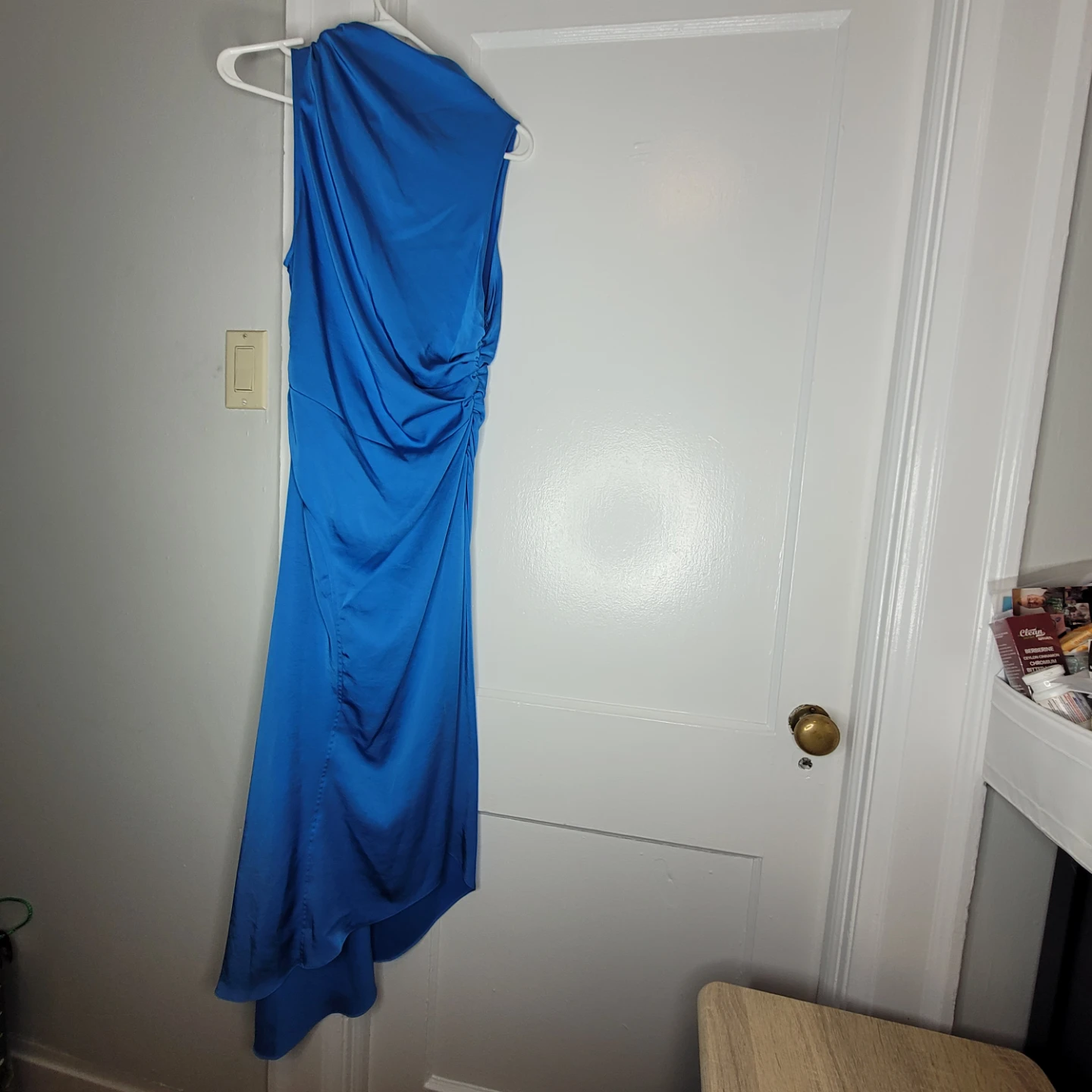 A.L.C. Blue Sleeveless Ruched Dress Size 4