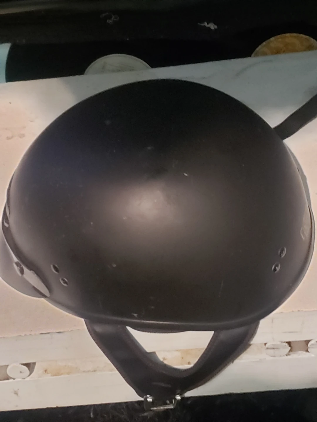 Black Motorcycle Helmet