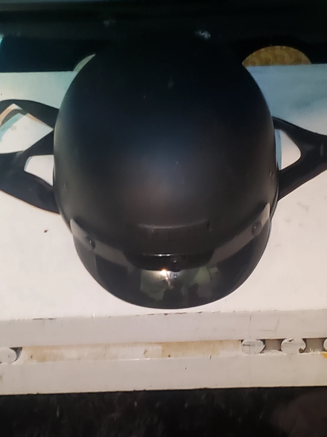 Black Motorcycle Helmet - photo 2