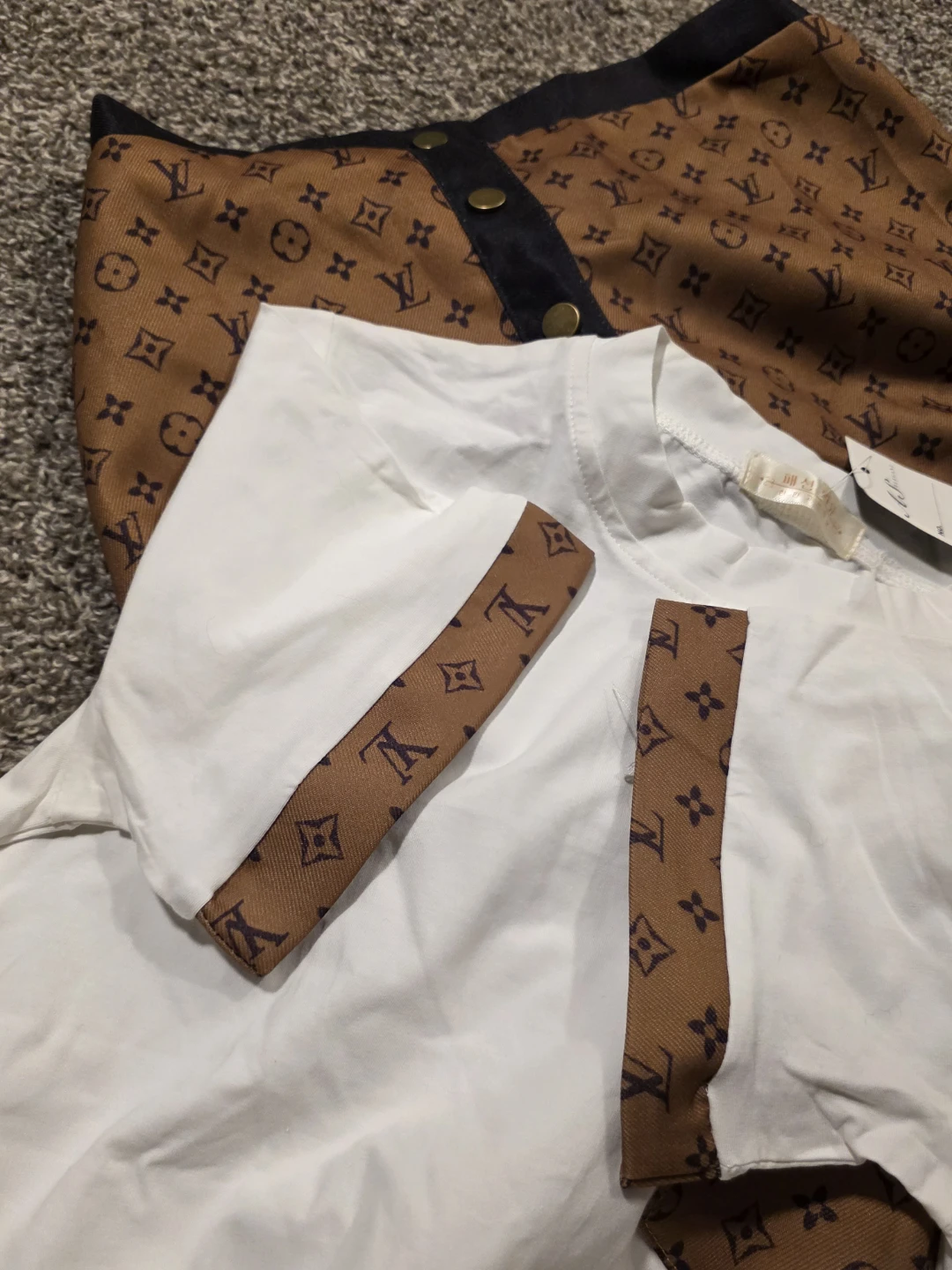 Fashion LV Inspired Skirt and Top Set - photo 3