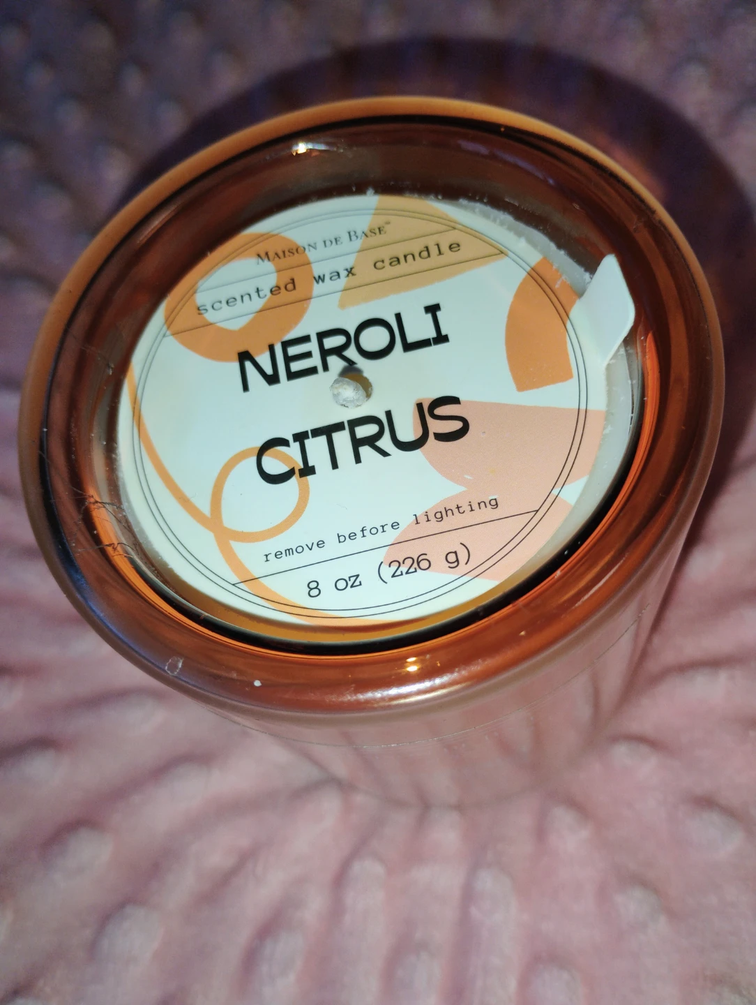 Maison de Base Neroli Citrus Candle - 8 oz - photo 5