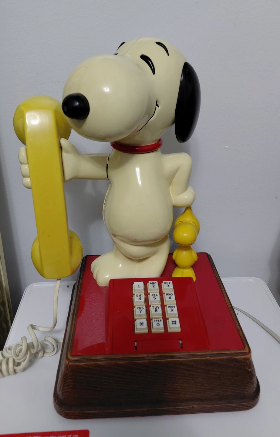 Vintage Snoopy & Woodstock Phone by Western Electric