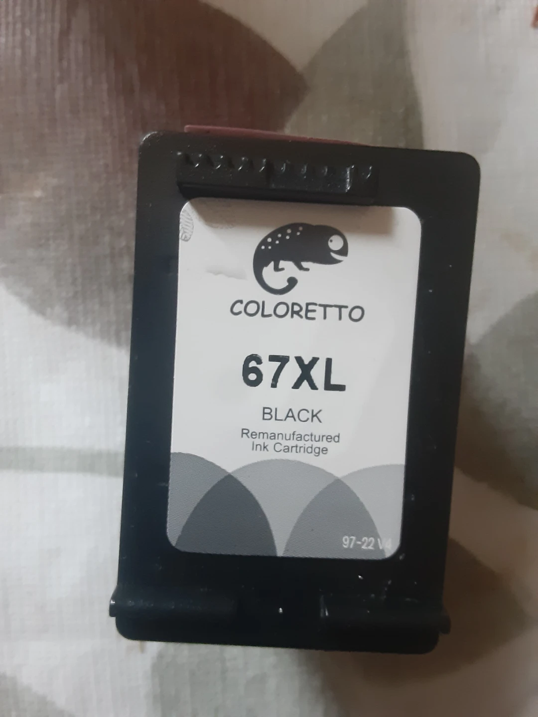 COLORETTO 67XL Black Remanufactured Ink Cartridge - photo 2