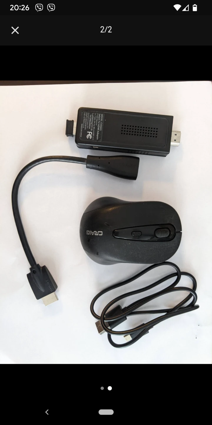 Craig Smart TV HDMI Adapter w/ Wireless Mouse - photo 2