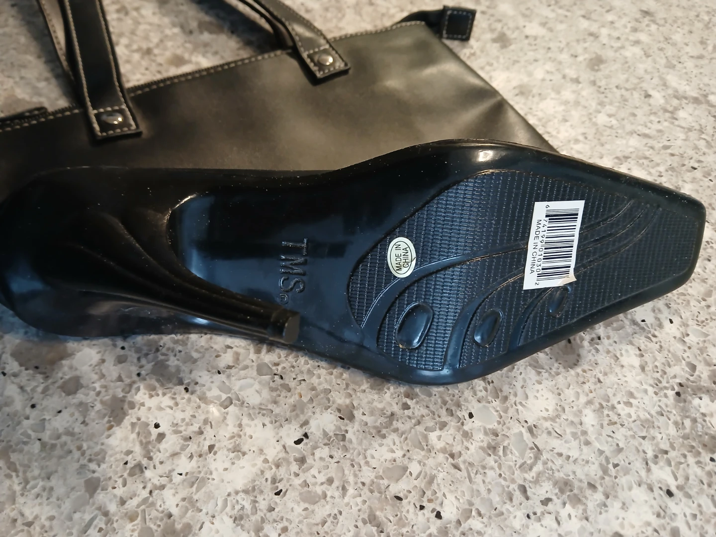 TMS Black & White Heel Purse. It's available. - photo 2
