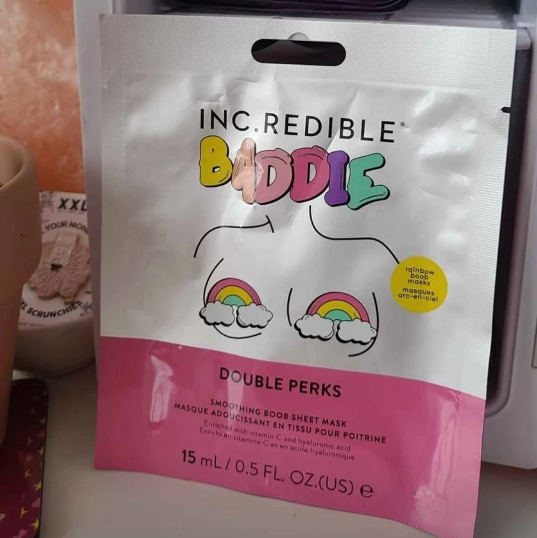 INC.redible Baddie Double Perks Smoothing Boob Sheet Mask