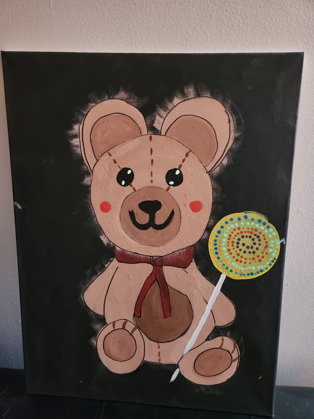 Teddy Bear Painting