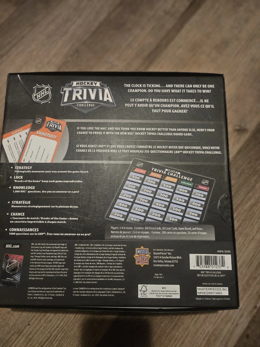 NHL Hockey Trivia Challenge Board Game - photo 2