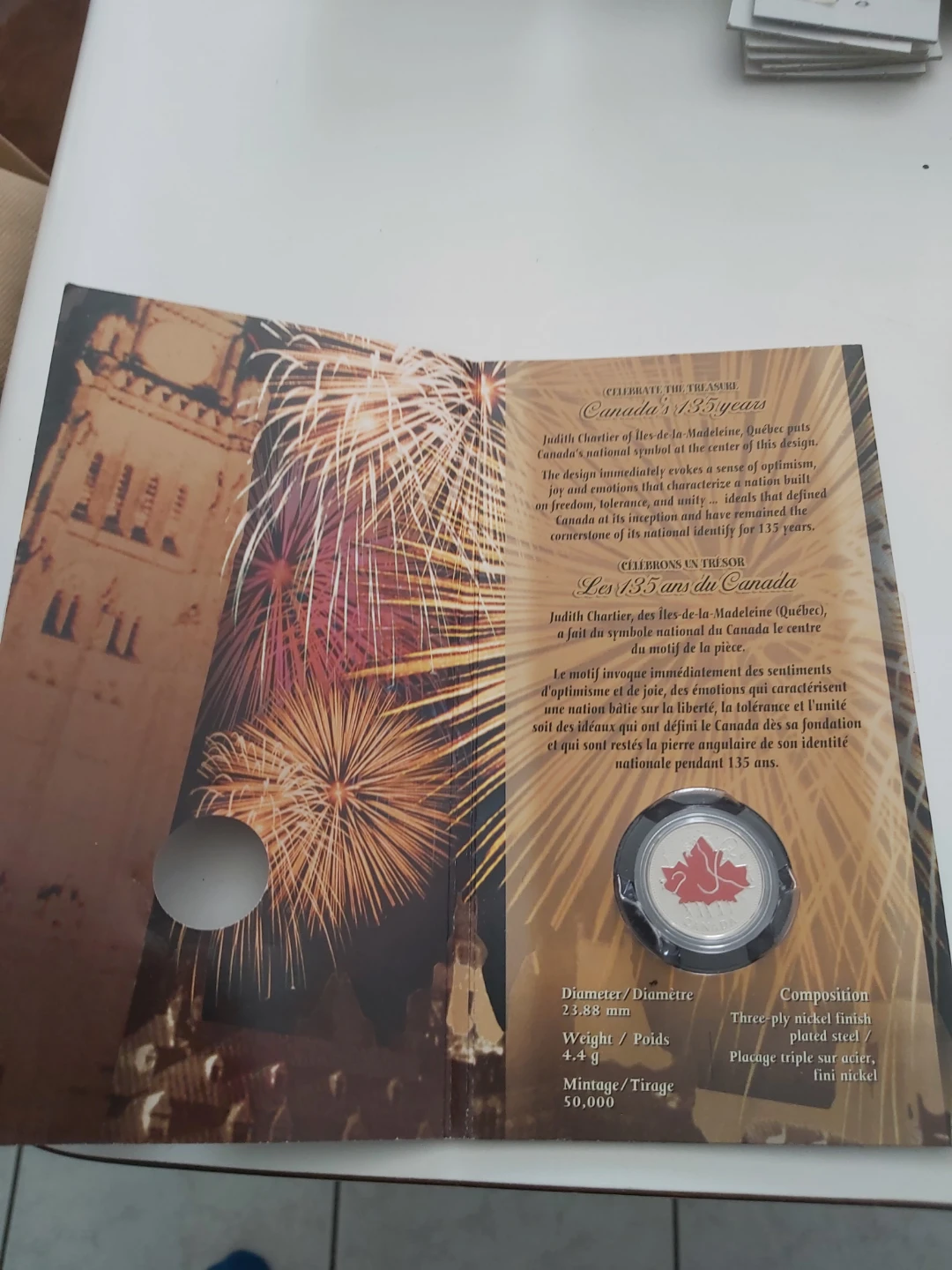 Canada 2002 135 Years Commemorative Coin - photo 3