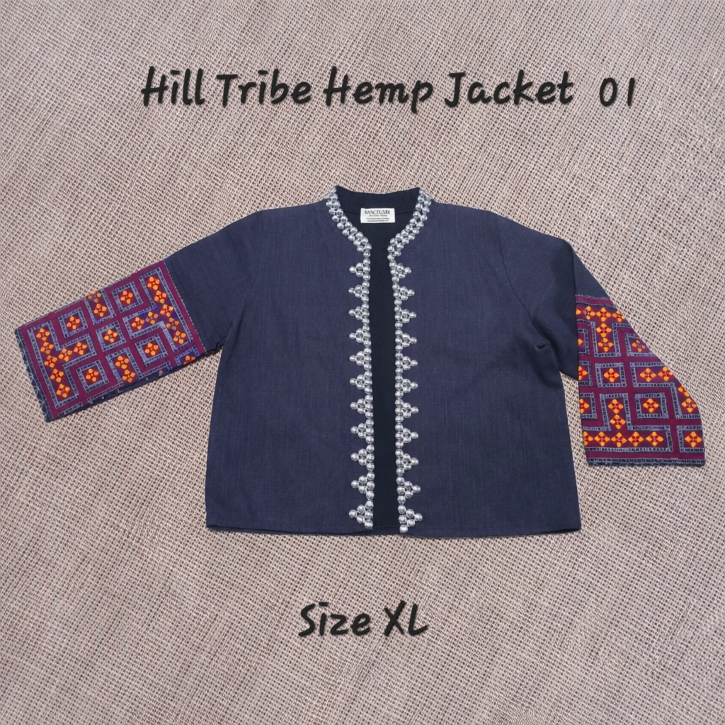 Hill Tribe Hemp Jacket - Size XL - photo 2