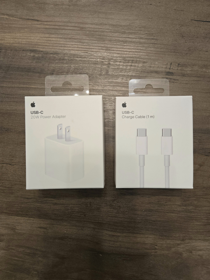 Apple Type C to C Power Adapter Charger Cable iPhone iPad