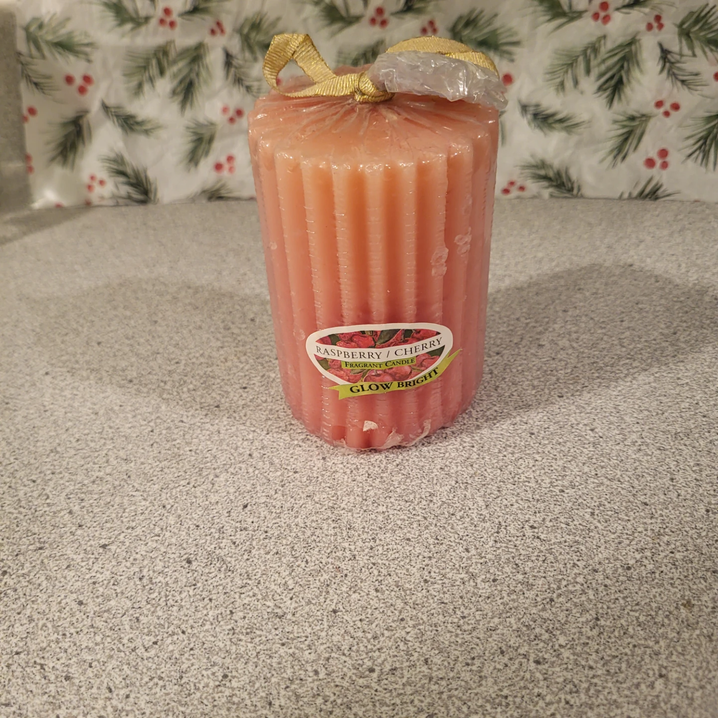 Raspberry Cherry Glow Bright Fragrant Candle